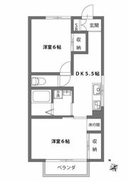第二マンションウエストの間取り画像