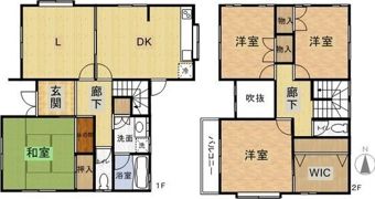ウエストハウスの間取り画像