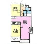 コーポ中山 Bの間取り画像