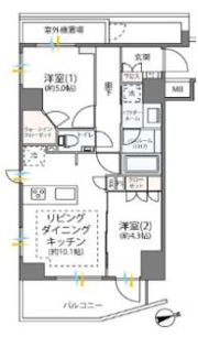 パレステージ中野の間取り画像