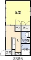 コーポ常松の間取り画像