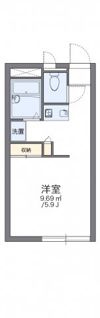 レオパレス中百舌鳥の間取り画像