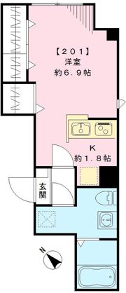 アプリシエイト駒込の間取り画像