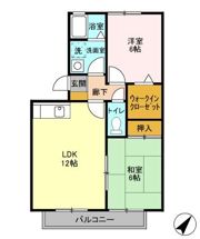ミルフィーユ 参番館の間取り画像