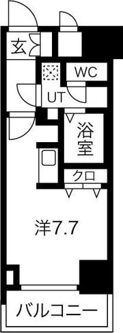 アドバンス心斎橋グランガーデンの間取り画像
