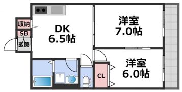 ジェイプライド今里南の間取り画像