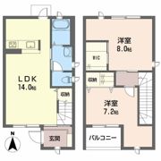 シャーメゾンあざみ野の間取り画像