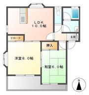 メゾンdeアヴェニールBの間取り画像