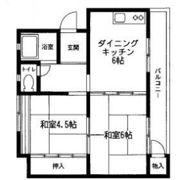 ハイツ夏島の間取り画像