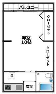 レジデンスウエムラの間取り画像