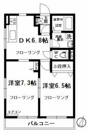 コートアダージオA棟の間取り画像