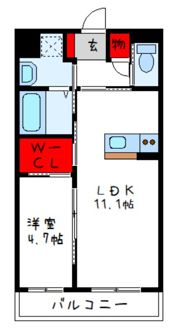 プリムローズ深井の間取り画像