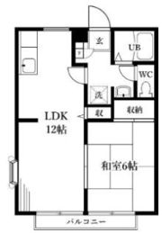 インターハイツBの間取り画像