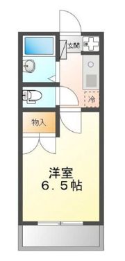 学生限定メイプルコートの間取り画像