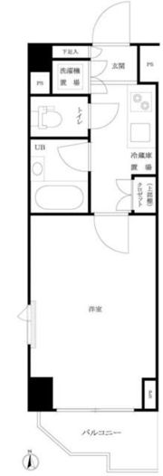 ルーブル西早稲田弐番館の間取り画像