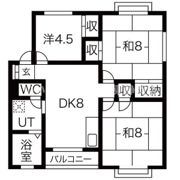 西脇サンハイツの間取り画像