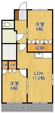 アンジュ・フォンティーヌの間取り画像