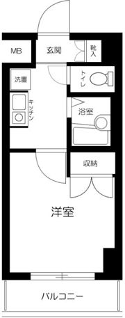 エクセリア荻窪の間取り画像