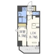 プレサンス難波クチュールの間取り画像