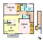 L'espoir（レスポワ－ル）の間取り画像