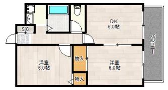 レクシア歌島の間取り画像