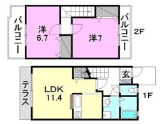 オーク・ヒルの間取り画像