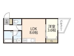 リノリノ＋FK川内3丁目の間取り画像