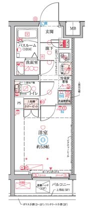 クレヴィスタ横浜大口の間取り画像