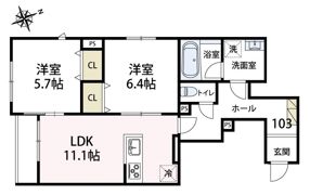 ルガロ ノイエスの間取り画像