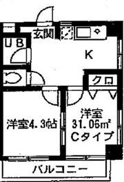南天神リ・リュミエールの間取り画像