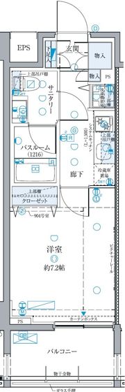クレヴィスタ板橋西台Ⅲの間取り画像