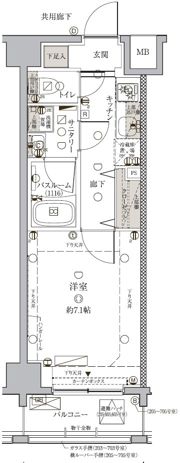 クレヴィスタ板橋西台の間取り画像