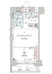 GENOVIA錦糸町Ⅱskygardenの間取り画像