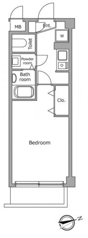 レジディア本郷菊坂プレイスの間取り画像