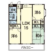 コスモス島崎の間取り画像