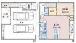 HC-G Iwakuraの間取り画像