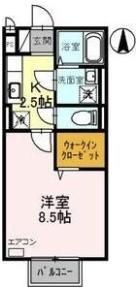 エルクレールESTⅠの間取り画像