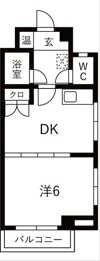 カーサニイミの間取り画像