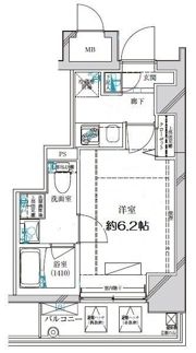 ディアレイシャス横浜WESTの間取り画像