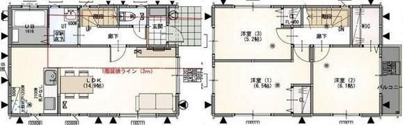 グランソフィア円阿弥4丁目 B号棟の間取り画像