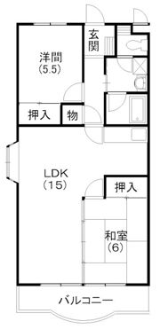 コンフォートシティFUKUROIの間取り画像