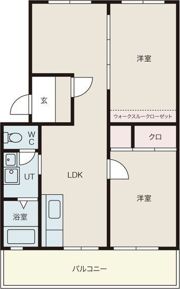 山根台第1住宅 B棟の間取り画像