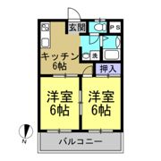 メーホーハイムの間取り画像