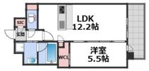 スプランディッド天王寺SOUTH (旧スプランディッド駒川中野駅前)の間取り画像