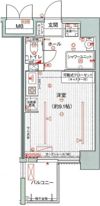 エスティライフ大阪都島の間取り画像
