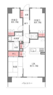 ザ・レジデンス東三国の間取り画像