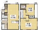 赤田戸建 北棟の間取り画像