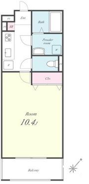 マイト カジヤの間取り画像