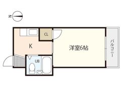 サニー庚午の間取り画像