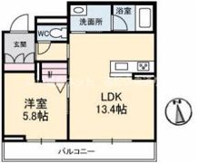 ル・キューブ上福岡町の間取り画像